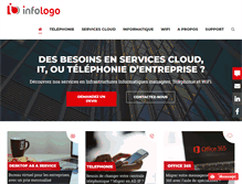 Tablet Screenshot of infologo.ch